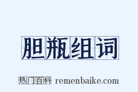 胆瓶组词是什么意思的图片
